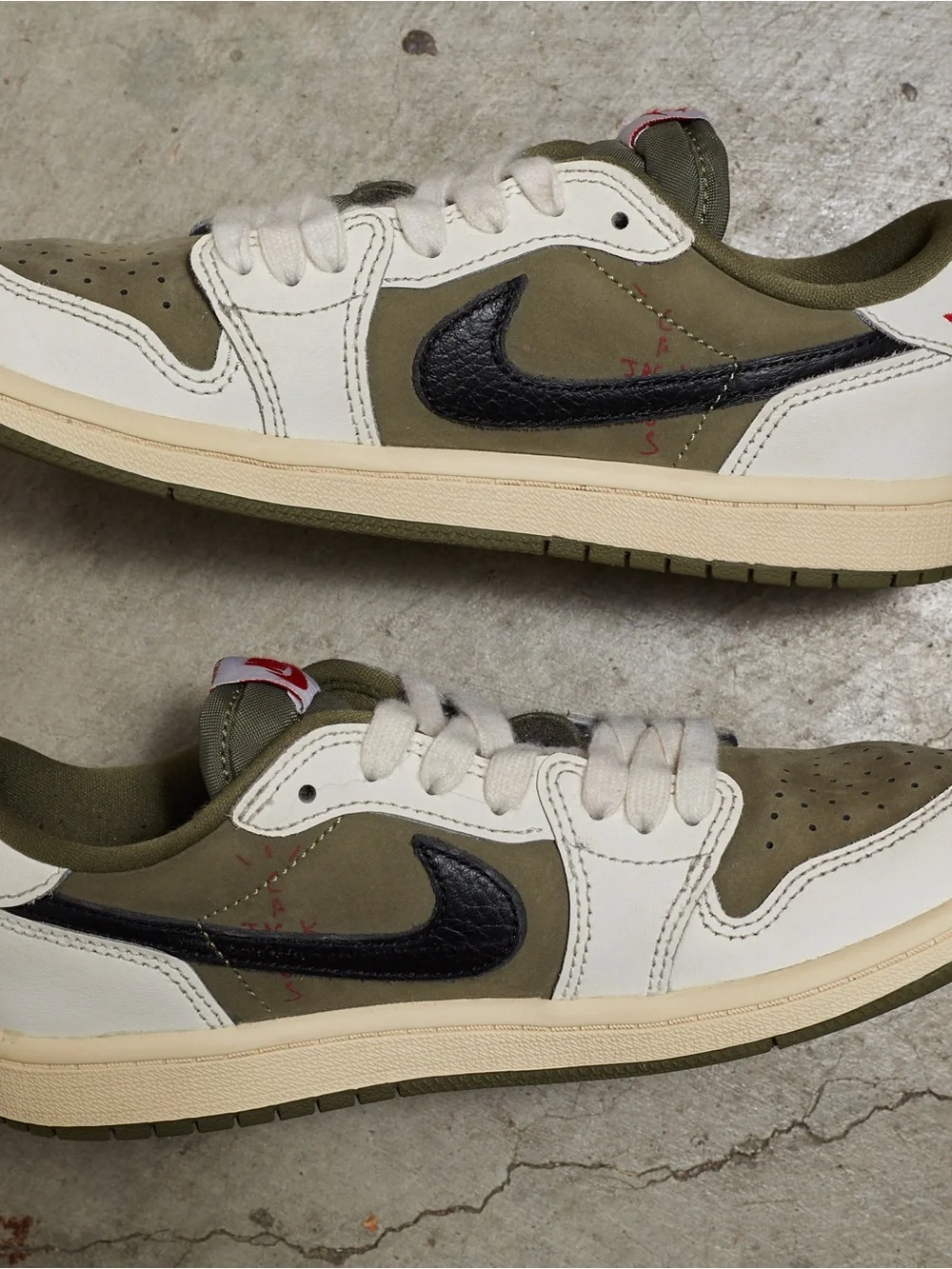 Nike x Travis Scott Air Jordan 1 Retro Low OG SP PS ‘Reverse Olive’